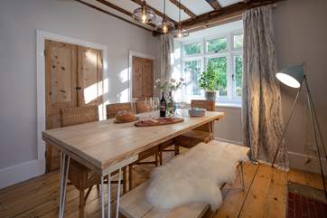 The dining-room is a wonderful space to dine together.