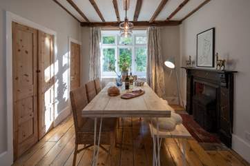 Light and airy, this beautiful room is the perfect place to enjoy any meal whilst planning your next adventures.