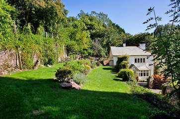 The garden is a great space for letting off steam, for both children and dogs. Please note, there is now a fence erected along the border for extra safety.