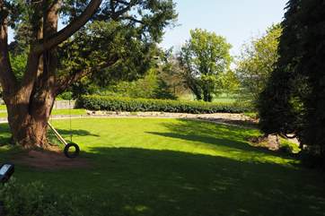 This is the side garden to the house.