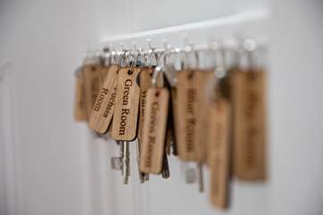 Find your own special key, the owner really has thought of everything!