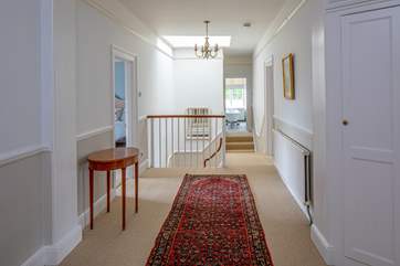 This superb Victorian mansion has a spectacular main staircase to the wide first floor landing. There is a second back staircase too.
