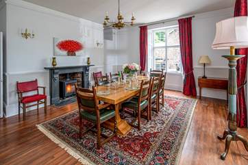 Gather around the table with family and friends for good food and company.