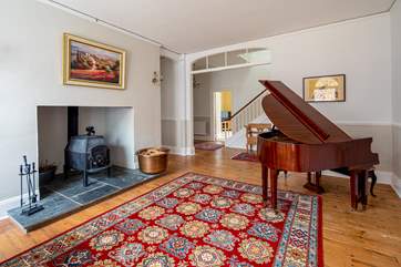 The grand entrance hall sets the scene for your stay here.