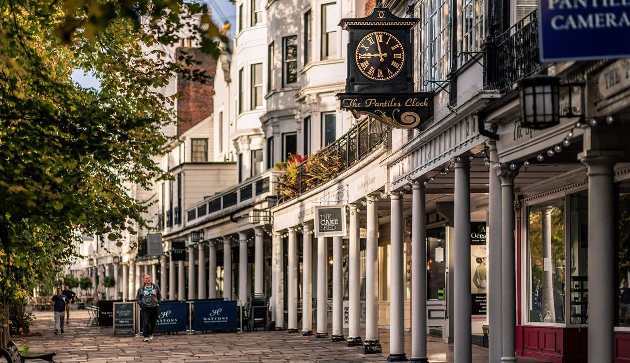 The Pantiles is home to many independent shops as well as antique stores just waiting to be explored.