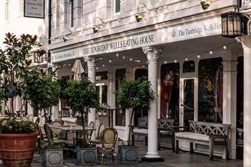 Just one of the many local places to eat in The Pantiles.