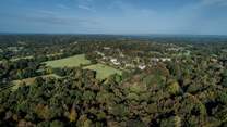 The beautiful Kent countryside.