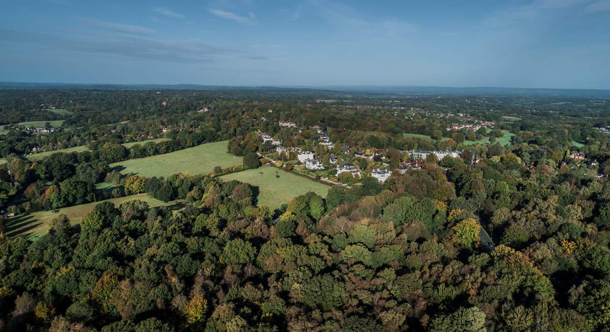 The beautiful Kent countryside.