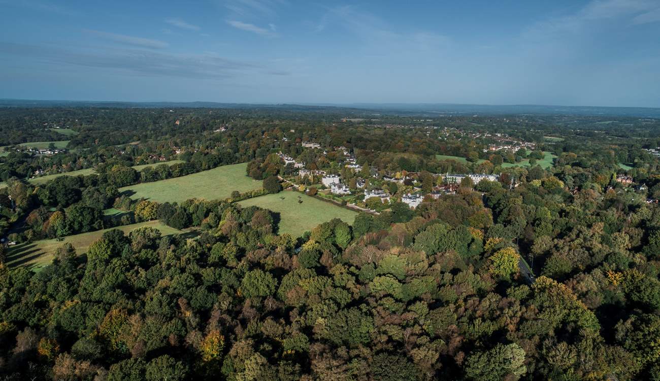 The beautiful Kent countryside.