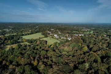 The beautiful Kent countryside.