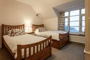Bedroom 2, with fabulous sea views.