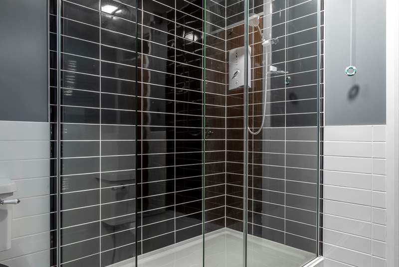 A shower-room.