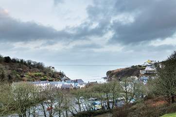 What a view from Seaside House, overlooking Little Haven.