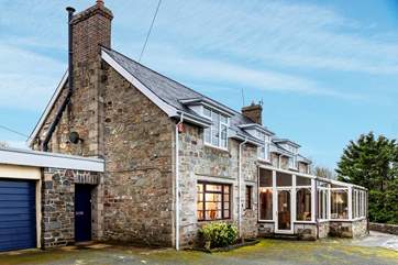 Seaside House sits overlooking Little Haven.