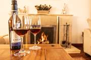 Cosy nights in at Seaside House.