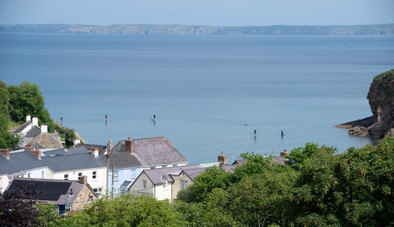 Stunning views of the majestic coastline and never-ending sea. 