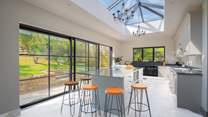 The fabulous new kitchen. Heaven for the holiday chef and holiday get togethers. 