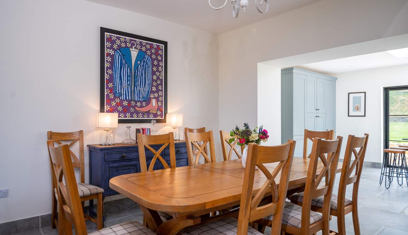 Gather everyone around the table for a holiday meal.