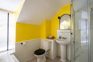 A shower-room.