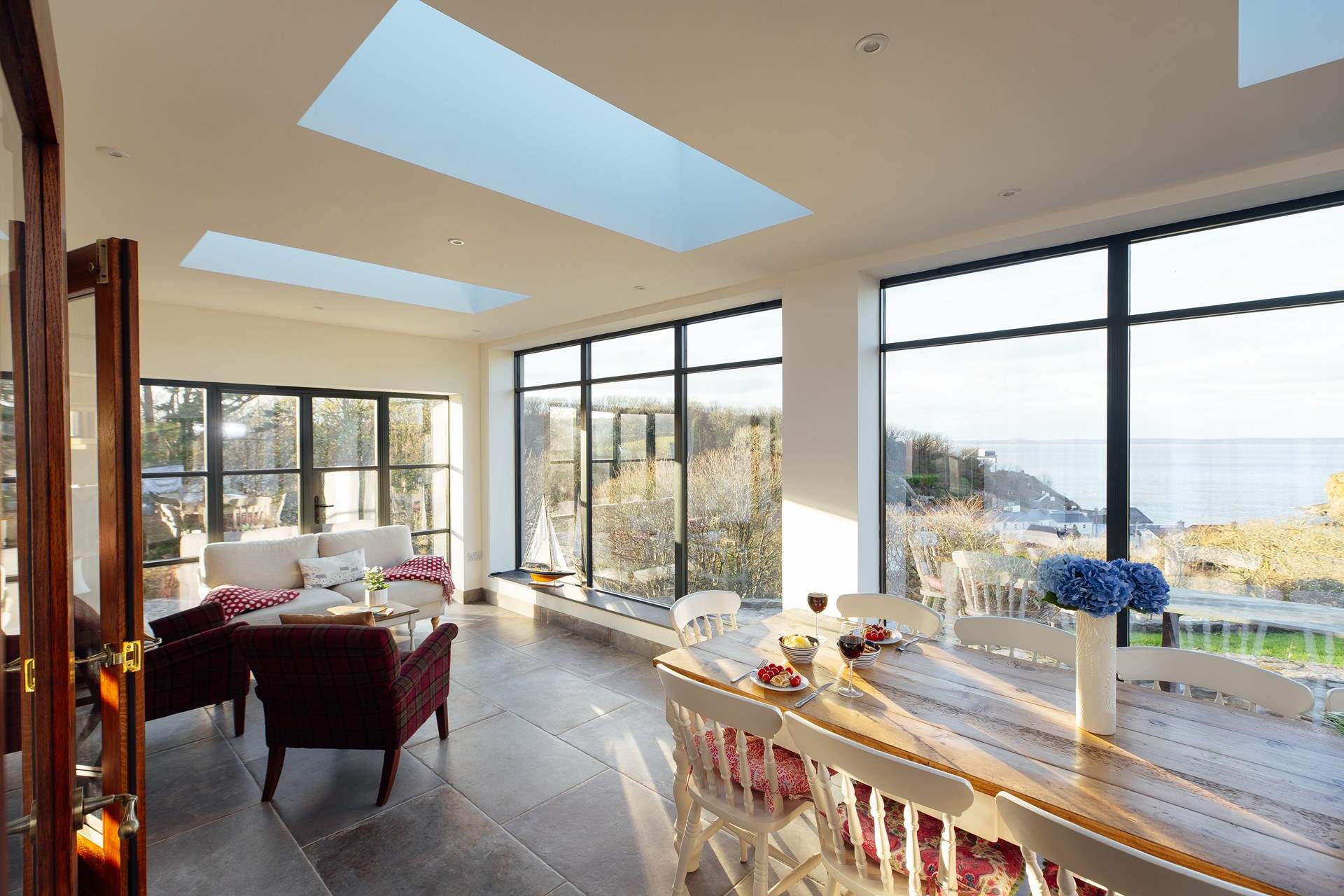 From the new Orangery, throughout the year enjoy the magnificent beauty of your surroundings.  