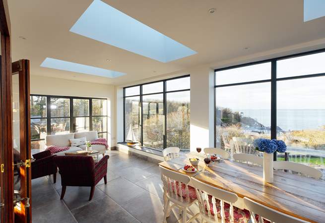 From the new Orangery, throughout the year enjoy the magnificent beauty of your surroundings.  