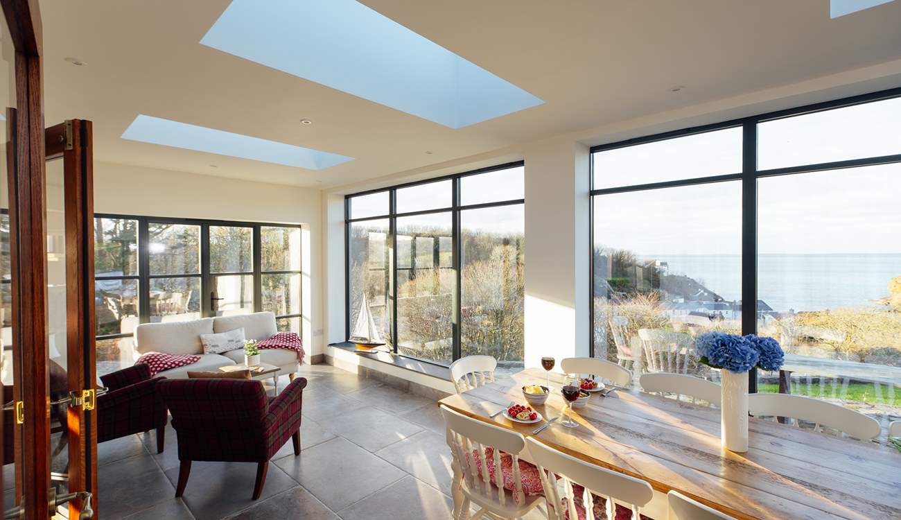 From the new Orangery, throughout the year enjoy the magnificent beauty of your surroundings.  