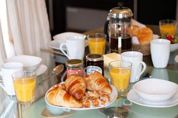 A lovely space for breakfast.