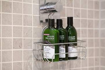 Complimentary beauty products.