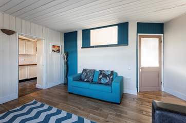 The snug with a TV for the children.