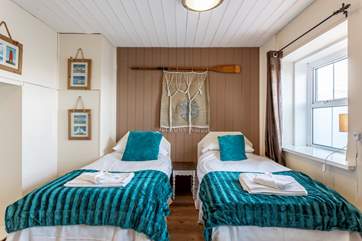 Another twin room on the ground floor.