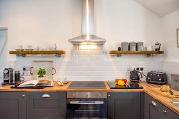 If you fancy a night in, the kitchen has all you need to prepare your holiday feasts.