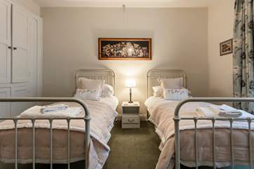 Twin room on the first floor.