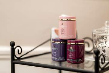 Little creature comforts are provided for your stay.