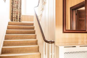 The elegant staircase.
