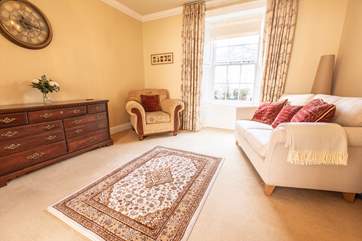 Relax in comfy sofas at Menai House.