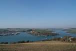 The nearby Kingsbridge Estuary with stunning Salcombe to the left. 