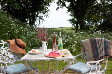 Just the spot for alfresco dining.
