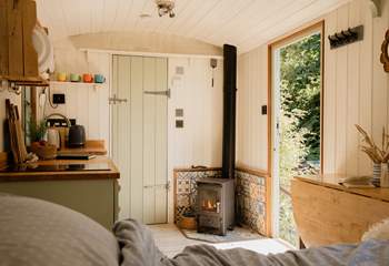 The beautiful, light-filled living space.