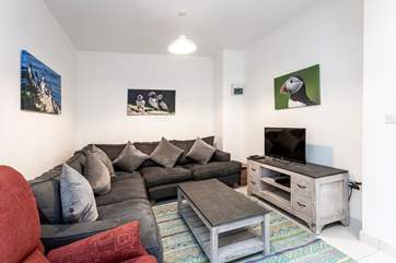 The snug is a great space to gather with a bottle of wine and discuss the day's adventures.