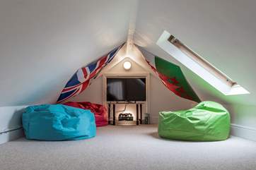 The playroom is a great space for children to escape!