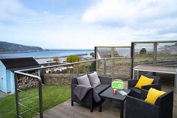 Enjoy al fresco dining on the terrace.