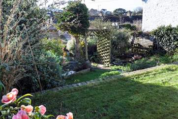The garden is lovely - especially in the summer. It is tiered, so care is needed.