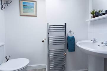 The super useful wet-room is located on the ground floor.