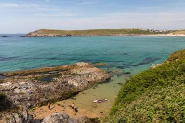 The North Coast has many hidden coves, which are a delight for exploring. Sometimes you are the only ones here!