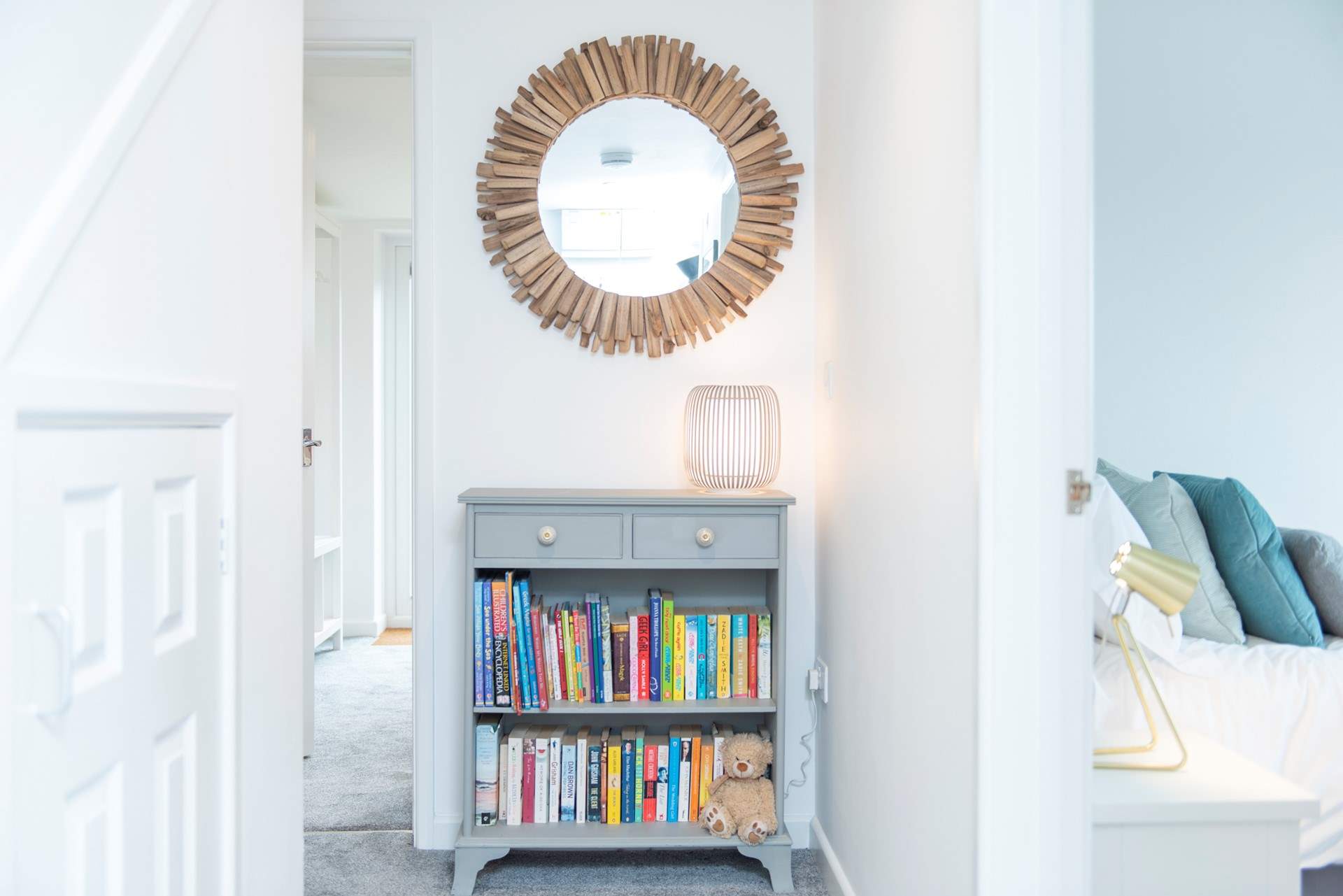 You will find lots of books and games for our younger guests. 