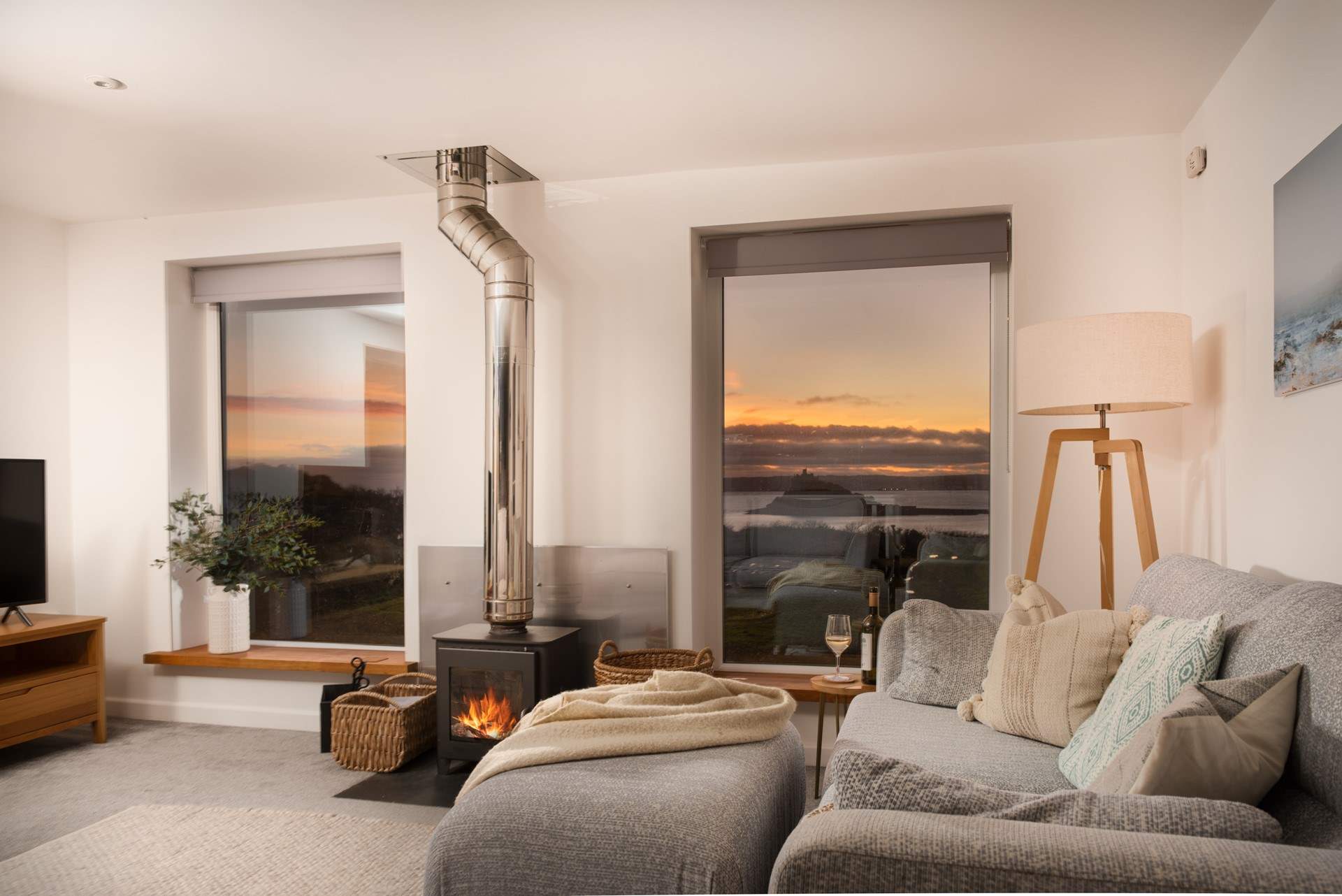 What a gorgeous view from the first floor.