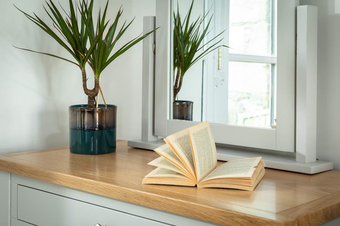 Everywhere you look there are cheerful touches to welcome you.