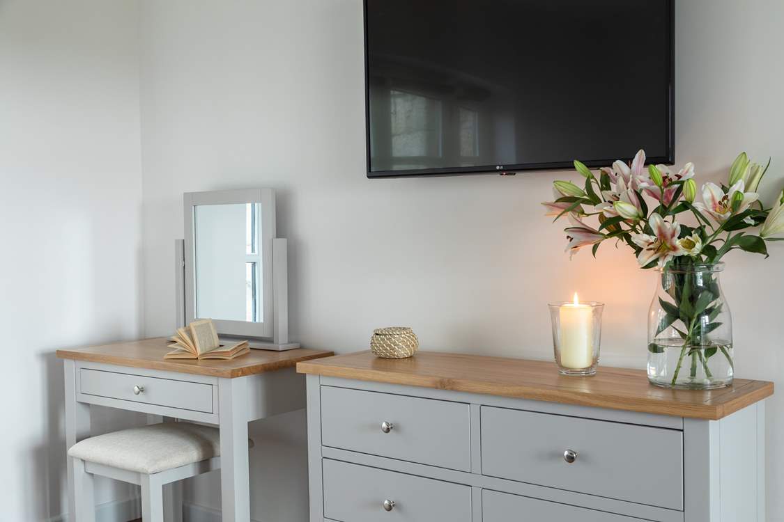 Everywhere you look there are cheerful touches to welcome you.