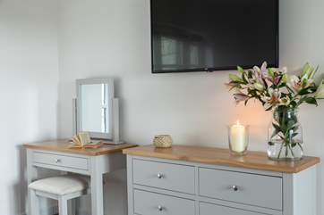 Everywhere you look there are cheerful touches to welcome you.