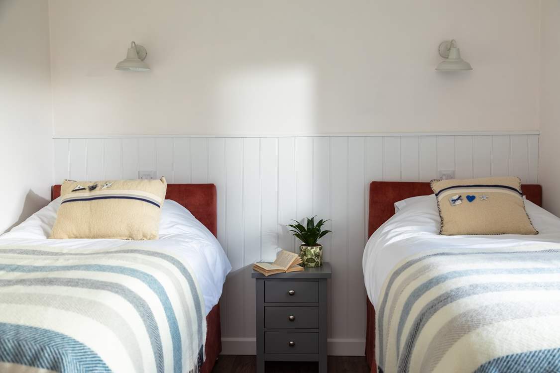 Bedroom 2 can either be made up as two singles or a super-king size, you choose!